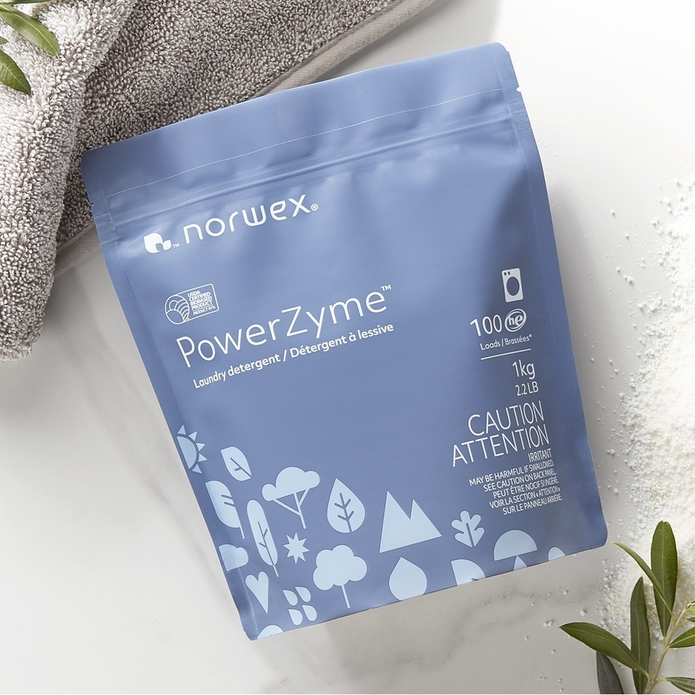 Norwex PowerZyme Laundry Powder Detergent New Formula 2.2 lb 1 kg - Picture 1 of 2